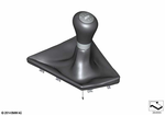 25117885209 - Gearshift: Leather Shift Knob with Boot/6-Speed for BMW Image