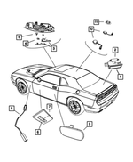 5137535AA - Electrical: Map Light Switch for Mopar Image