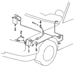 65711378316 - Electrical: Actuator Bracket for BMW Image