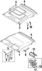 MR201195 - : Lamp Lens for Mitsubishi Image