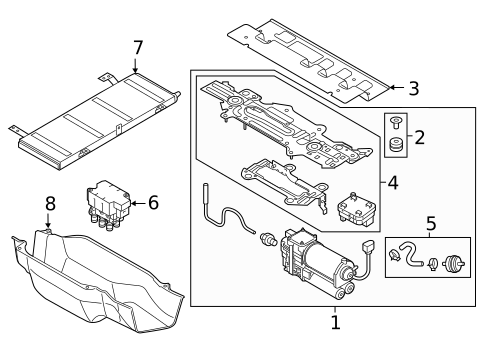 Air Compressor for 2023 Audi Q5 PHEV #0