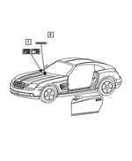 5101041AA - Labels All Vehicle Locations: Emission Label for Mopar Image