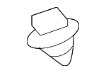 90682SB0003 - Body: Bumper Cover Grommet for Acura Image