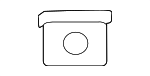 90305T6NA00 - Body: Upper Spacer Nut for Acura Image