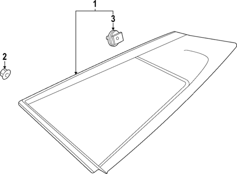Glass & Hardware for 2025 Kia Sportage #0