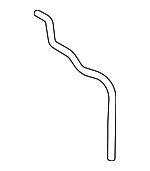 1910364AA00 - Cooling System: Reservoir Hose for Honda Image