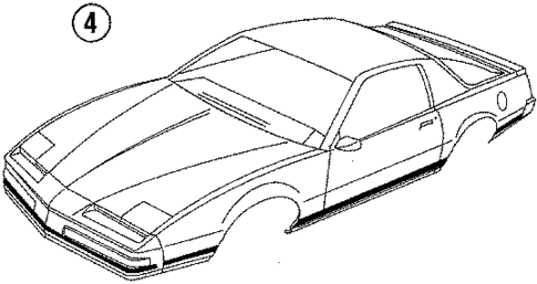 Stripe Tape for 1990 Pontiac Firebird #0