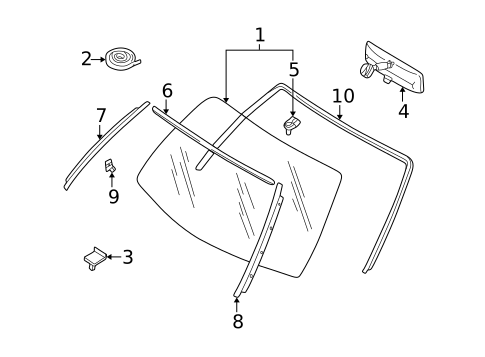 Reveal Moldings for 1999 Nissan Altima #0
