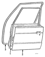 MB593050 - : Door Shell for Mitsubishi: Montero Image