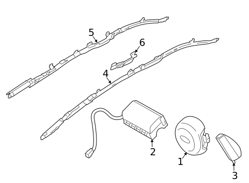 Air Bag Components for 2012 Subaru Legacy #0