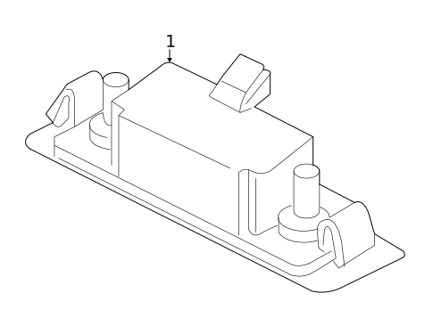 License Lamps for 2010 Volvo C30 #0