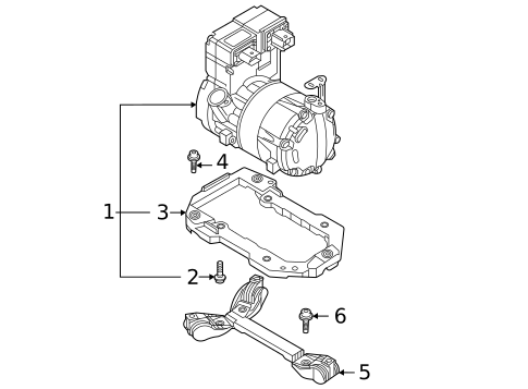 Condenser, Compressor & Lines for 2025 Volkswagen ID. Buzz #3