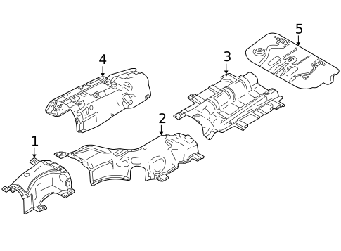 Heat Shields for 2024 Mazda CX-90 #0
