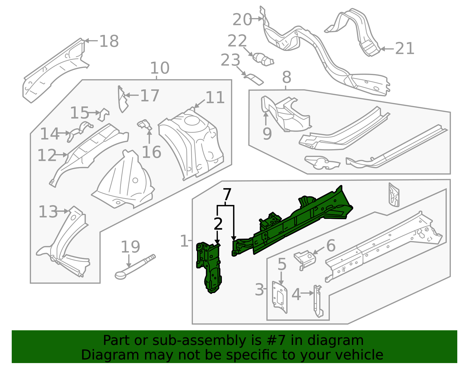 2020-2025 Subaru Closing Plate 51615AN00A9P | Subaru Online Parts