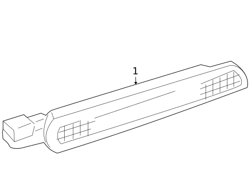 High Mounted Stop Lamp for 2006 Lexus GX470 #0