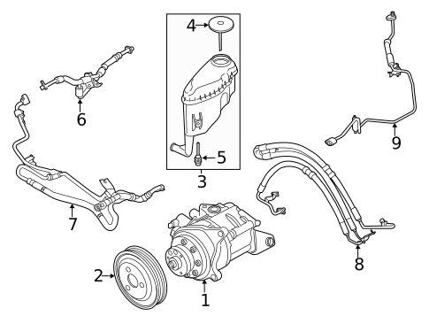 Pump & Hoses for 2018 BMW 650i xDrive #0