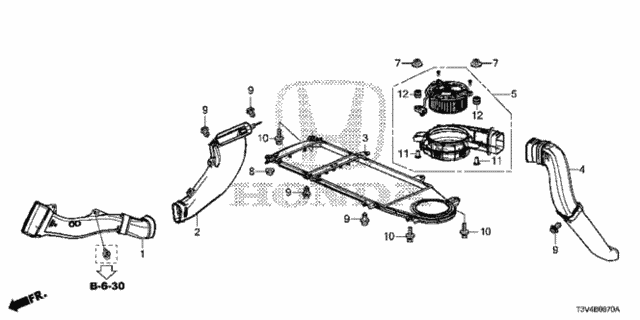 Charge Cooling Fan for 2014 Honda Accord #0