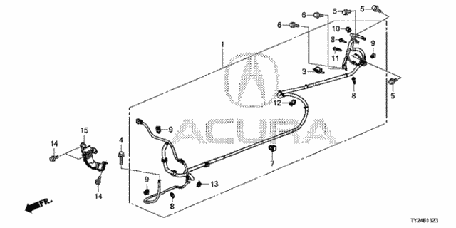 Downverter Cable (1) for 2016 Acura RLX #0