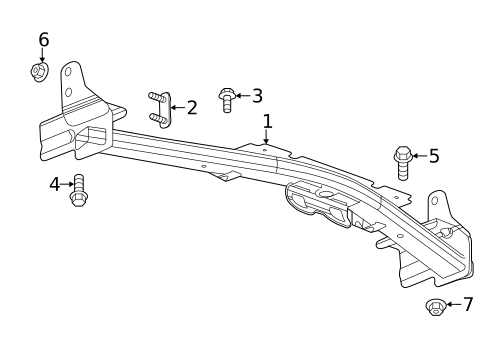 Trailer Hitch Components for 2019 Chevrolet Silverado 1500 LD #1