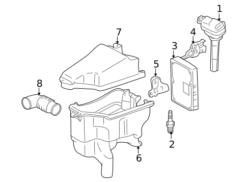 Ignition System for 2007 Lexus SC430 #0