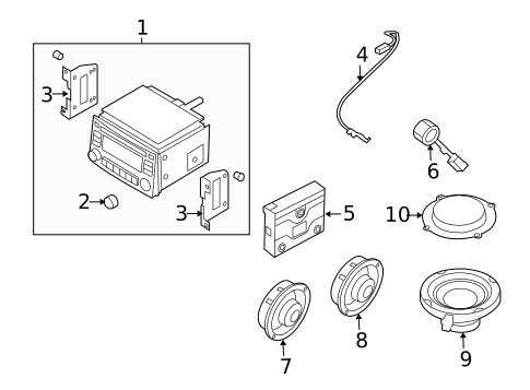 SOUND SYSTEM for 2009 Kia Optima #0