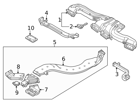 Ducts for 2023 Kia EV6 #0