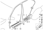 51472494807 - : Rear Left Entrance Cover for BMW Image