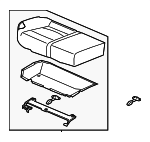 892001M110AF1 - Body: Cushion Assembly for Kia: Forte Image