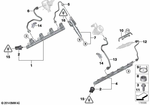 13537547599 - Fuel Preparation System: Injection Tube for BMW Image