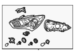 921012M530 - Electrical: Headlamp Assembly for Hyundai: Genesis Coupe Image