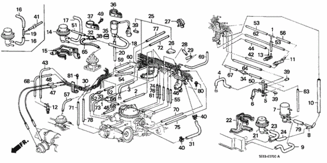 Tubing (Carburetor) for 1987 Honda Accord #0