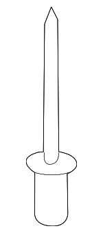 90118WB478 - Body: Bumper Cover Rivet for Scion: iA | Toyota: Yaris, Yaris iA Image