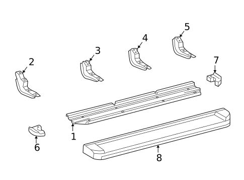 Running Board for 2004 Toyota Tundra #0