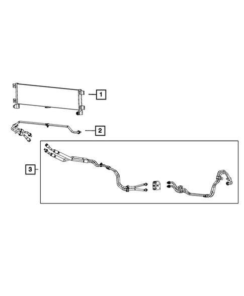 Transmission Oil Cooler and Lines for 2023 Ram 3500 #0