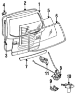 MB537543 - : Lock for Mitsubishi: Expo, Expo LRV Image