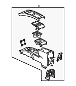89039972 - : Console Assembly for Cadillac: SRX Image