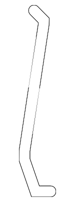 8137325200 - Body: Lock Rod for Hyundai: Accent Image