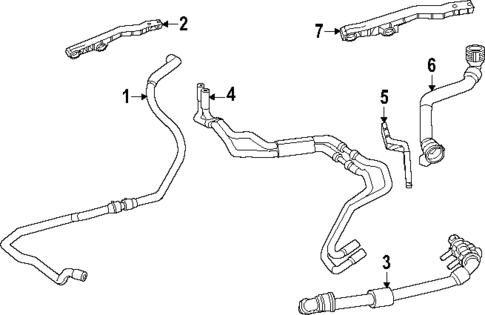 Hoses & Lines for 2024 Porsche Macan #1