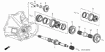 23210PG2A30 - Transmission - Manual: MAINSHAFT for Acura Image
