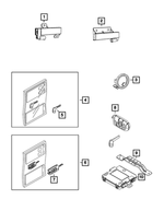 68333414AA - Electrical: Lock Kit for Mopar Image