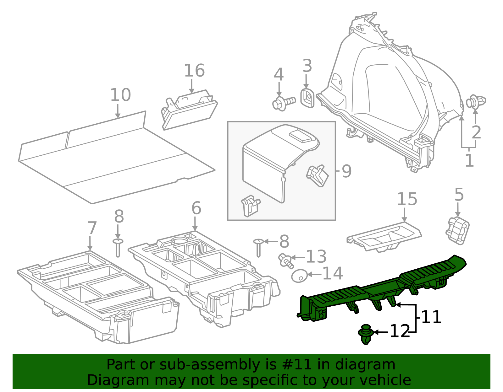 64716-47160-C0 - Trunk Trim Scuff Plate 2023-2025 Toyota Prius | Longo ...