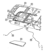 5115794AE - : Sunroof Drain Hose, Front Left for Mopar Image