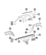 1XA31RXFAC - Exterior Ornamentation: Wheel Flare Extension, Left for Mopar Image