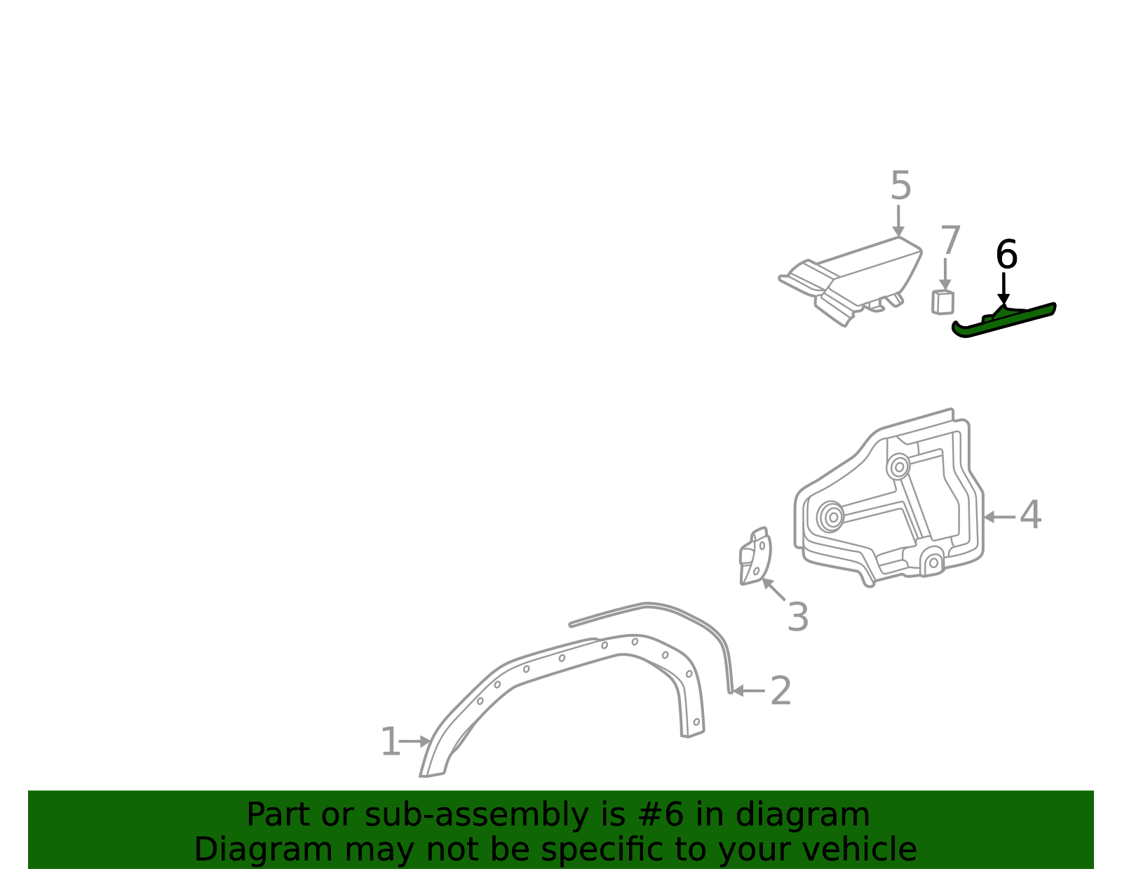 2024-2025 Lexus GX550 Seal 53869-60030 | OEM Parts Online
