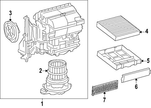 HVAC Case for 2025 Toyota Crown #0
