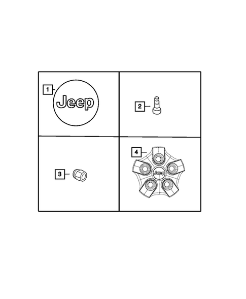 Wheel Covers and Center Caps for 2009 Jeep Patriot #0