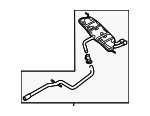 5K6253207AL - Exhaust: Muffler &amp; Pipe for Volkswagen Image