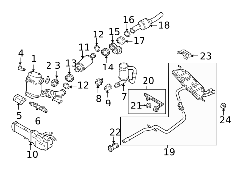 Exhaust Components for 2011 Volkswagen Golf #0