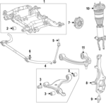 1673206004 - Suspension: Strut Assembly for Mercedes-Benz Image