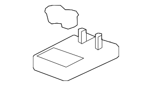 84282712 - : Part# 84282712 Light  Vanilla Rear Seat Armrest for Cadillac: XT5 Image